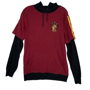 Harry Potter Gryffindor Unisex XS Red Long Sleeve Hoodie